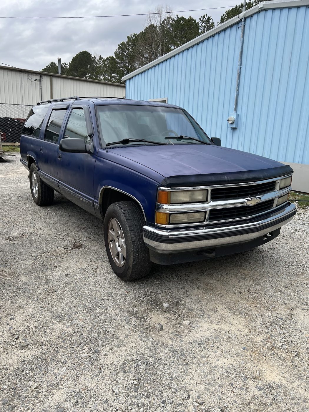 SUV serviced at the shop
