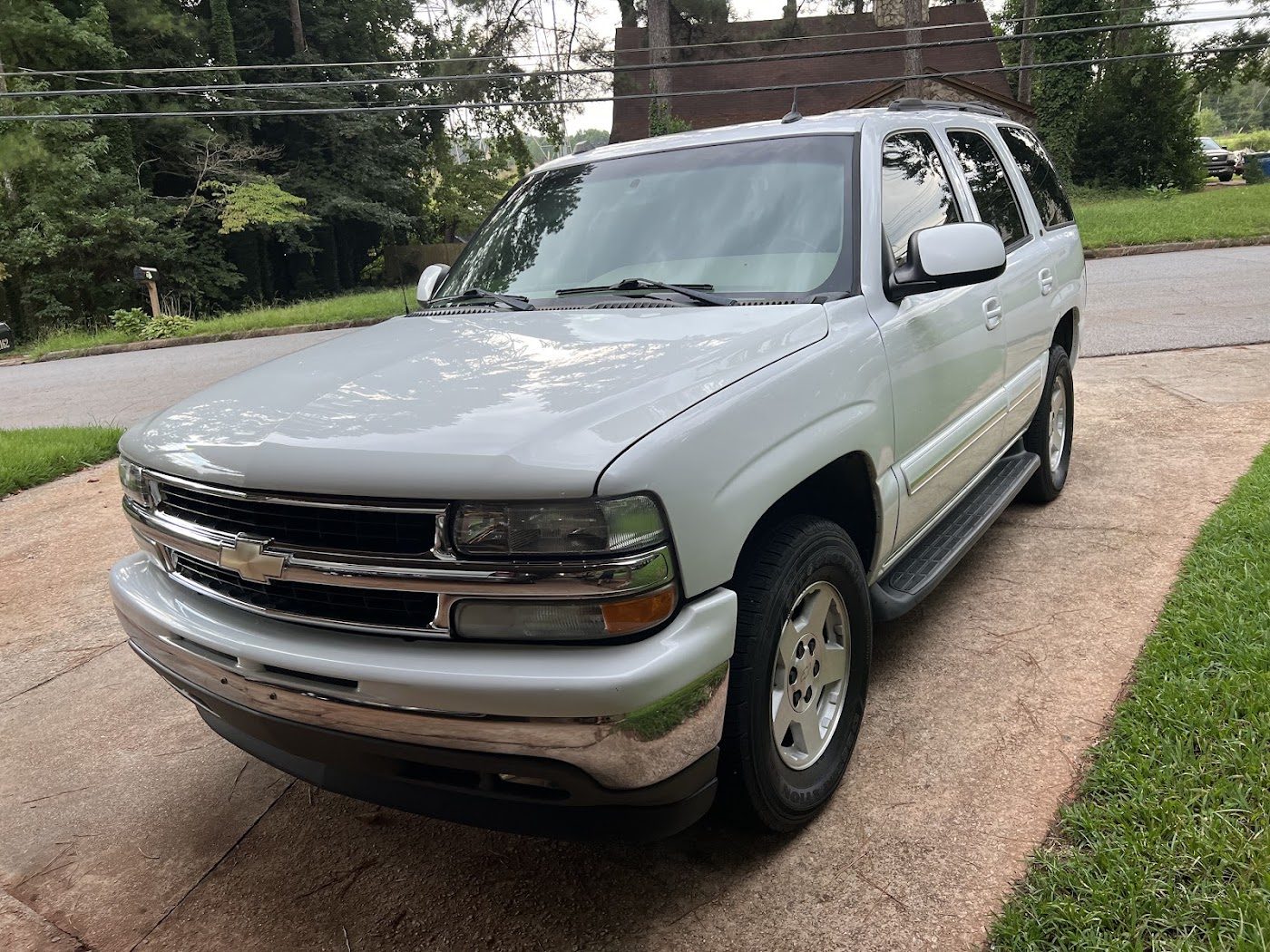 SUV serviced at the shop